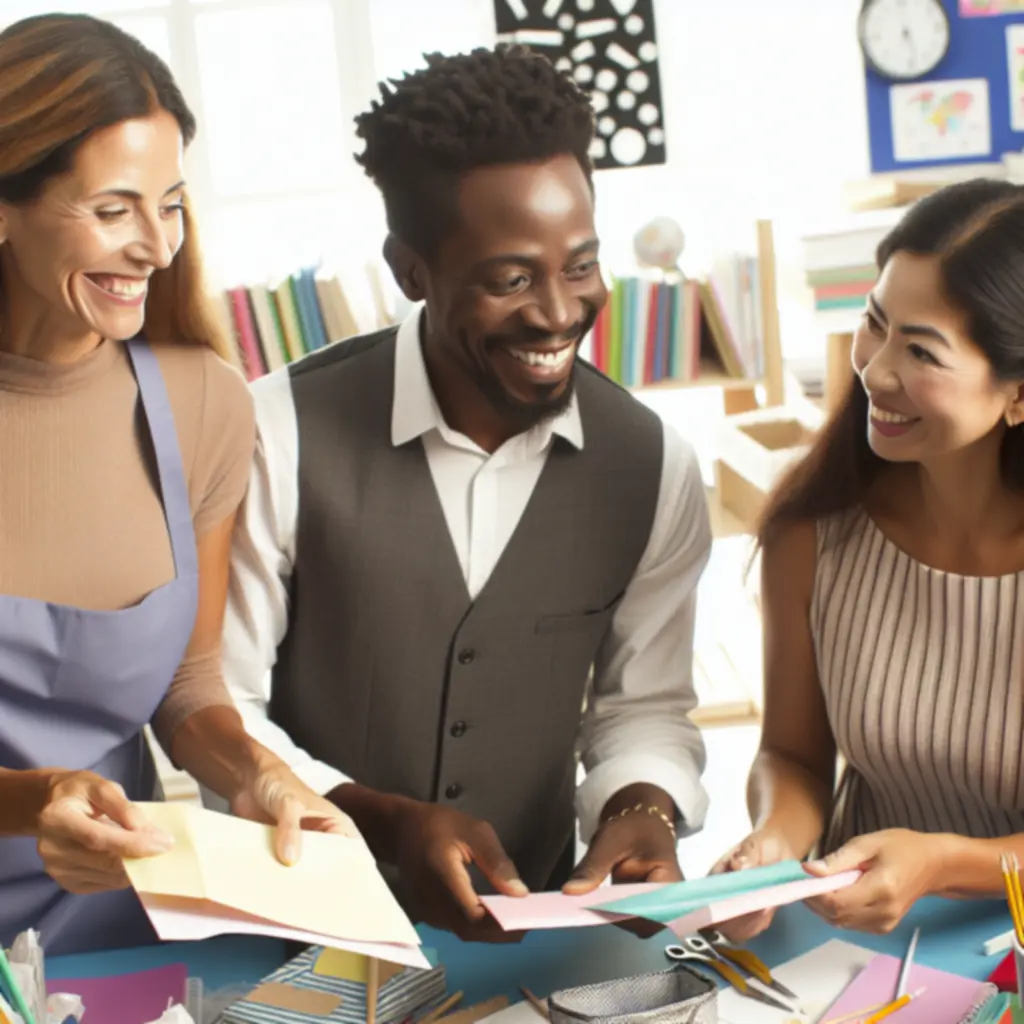 Teamleden tijdens een professionaliseringssessie en gezamenlijke planningssessie