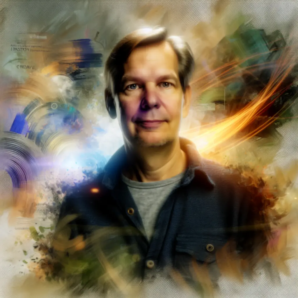 Portret van medeoprichter Milan Bakker, creatief directeur