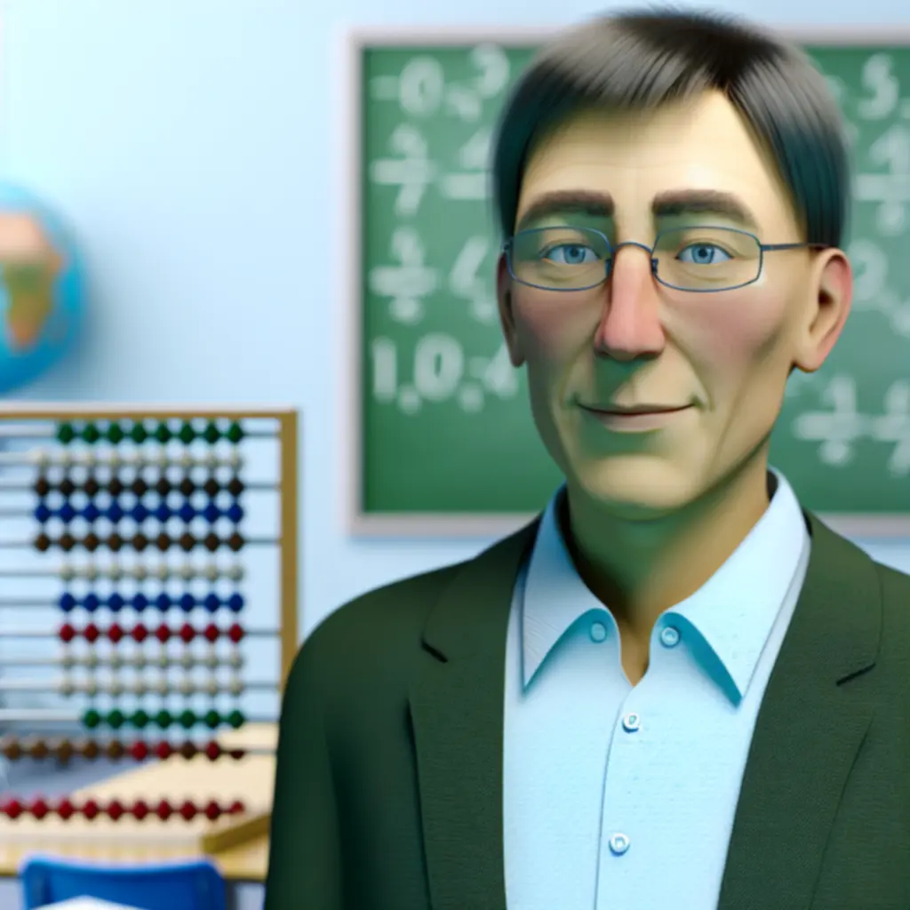 Portret van Mehmet Kaya, rekendocent